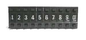 OMRON A7PS-207-1 Thumbwheel Switch Snap-in front mounting binary coded Lot of 10 - Picture 1 of 10
