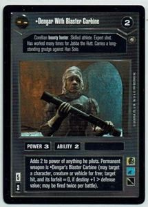 STAR WARS CCG ENHANCED JABBA'S PALACE DENGAR WITH BLASTER CARBINE ex - Picture 1 of 1