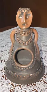 Cantina di sale unica vintage fatta a mano ceramica armena arte popolare ~Firmato artista - Foto 1 di 11