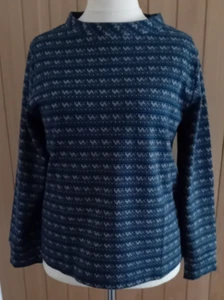 Felpa in vetro nuova con etichette SEASALT TAGLIA 16 BLUE FIELD - regular - Beamer Maritim - Foto 1 di 4