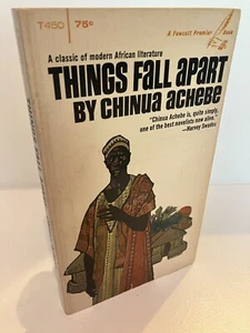THINGS FALL APART by Chinua Achebe 1st Fawcett Premier Printing 1969 Near Fine - Imagen 1 de 3