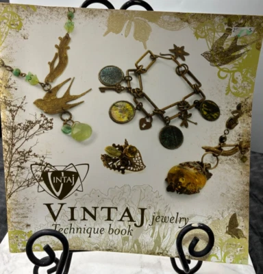 Vintaj Jewelry Technique Book - Natural Brass Jewelry Designs and Instruction - Image 1 of 2
