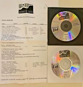 RADIO SHOW 10/25/10 ACOUSTIC CAFE: ELVIS COSTELLO, LEON RUSSELL,RUFUS WAINWRIGHT - Foto 1 di 2