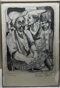Dibujo africano americano original de Allen ""BIG AL"" Carter ""Concepto de ser viejo - Imagen 1 de 9