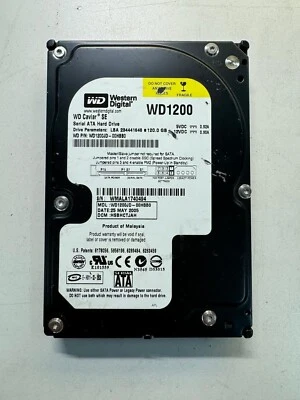 WD WD1200JD-00HBB0 120GB 7.2K RPM SATA 3Gbps 8MB 3.5" HDD - Image 1 of 4