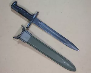 EXCELLENT CONDITION WWII UFH M1 BAYONET W/SCABBARD - Picture 1 of 11