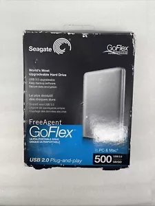 Seagate FreeAgent GoFlex 500GB Externe STAA500101 Festplatte Versiegelt Neu - Bild 1 von 4