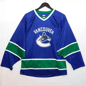 Camiseta deportiva de hockey 2012 Vancouver Canucks Reebok NHL azul carretera para hombre pequeña - Imagen 1 de 6