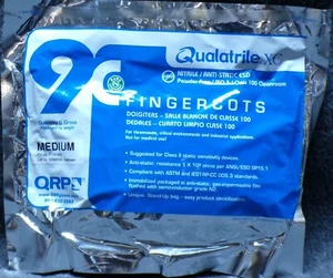 Qualatrile XC 9C NITRILE Anti-Static ESD Fingercots Medium Quantity 5 Gross - Picture 1 of 2