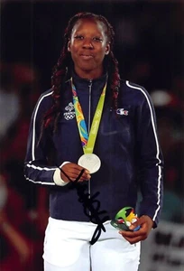 Haby Niare - FRA - Olympia 2016 - Taekwondo - SILBER - Foto sig. (2) - Bild 1 von 1