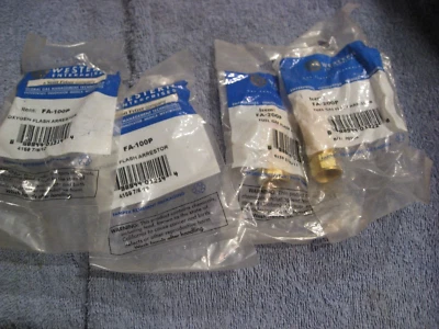 2 SETs WESTERN ENTERPRISES (2)FA-100P&(2)FA200P FLASHBACK ARRESTOR torch mounted - Image 1 of 2
