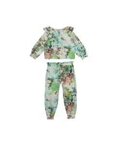 Girls' Rare Sport $44 Tie Dye French Terry Sweatshirt/Sweatpants Set Size 5 NWT - Picture 1 of 1
