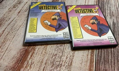 Math Detective A1/B1 Thinking Reading Writing Mathematics CD-Rom Grades 5-6 7-8 - Image 1 of 4