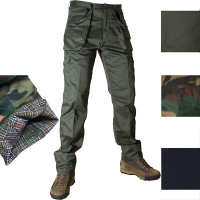 Pantalone Uomo Tasconi Imbottito Invernale Mimetico Verde Militare Caccia Pesca  - Immagine 1 di 4