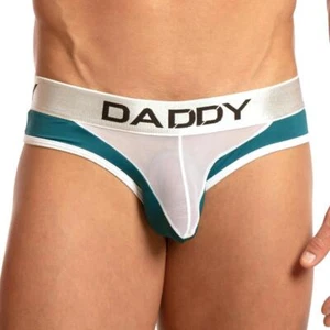 Sexy Mens Smooth Daddy Bikini Micro Pouch Mesh Underpants Low Waist Underwear - Picture 1 of 9