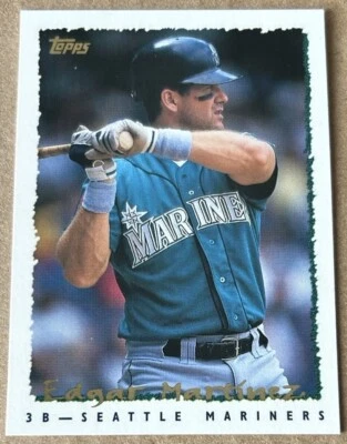 EDGAR MARTINEZ HOF 1995 TOPPS Card #55 NM-MT Condition - Image 1 of 2
