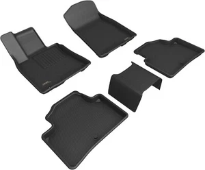 3D MAXpider KAGU Floor Liner Mats Full Set 2 Rows for GENESIS GV70 2022-2025 - Picture 1 of 9