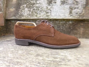 CROCKETT & JONES DERBY SCHUHE VINTAGE BRAUN HELLBRAUN VELOURSLEDER UK7,5 HERREN RADLEY - Bild 1 von 9