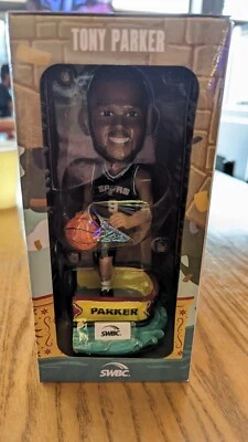 Tony Parker  San Antonio Spurs Bobble Head Bobblehead SGA 50th Anniversary LE - Image 1 of 4