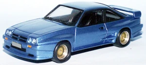 Opel Manta B M400 "Mantzel Evolution" blu met. Lega di stagno e resina 1/43 - Foto 1 di 1