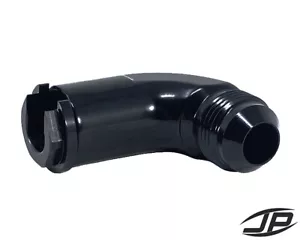 6 AN Male to 3/8" Female GM Quick Connect LS Thread 90° Adapter Fitting - Picture 1 of 2