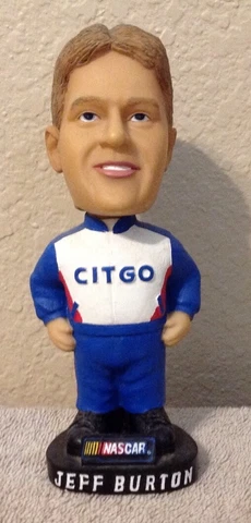NASCAR JEFF BURTON Citgo Collectable Bobble Head Doll Excellent Condition Cover