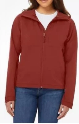 Chaqueta con Capucha Kirkland Signature Para Mujer 4 Vías Elastizada Repelente al Agua Talla L Nueva Foto 1 de 2
