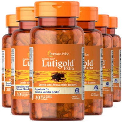 Puritan's Pride Luteína Lutigold Extra 20 MG Meso Zeaxanthin / 800Mcg 6X30 O - Imagen 1 de 2