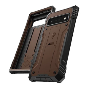 For Google Pixel 6 Pro Case Shockproof Rugged Case + Screen Protector Brown - Picture 1 of 7