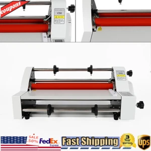 Hot Cold Roll Laminator Single + Dual Sided Digital Display Laminating Machine - Picture 1 of 15