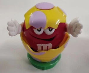 Plain Red M&M Vintage Easter Egg Figure Ornament Topper - Picture 1 of 2