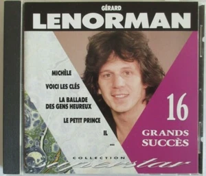 GÉRARD LENORMAN - CD "16 GRANDS SUCCÈS" COLLECTION "SUPERSTAR / FRANCE LOISIRS" - Imagen 1 de 3