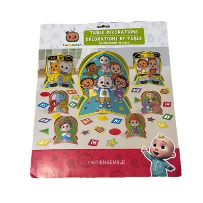 Cocomelon Table Decorating Kit - Multiple Centerpieces and Confetti Pieces - Image 1 of 4