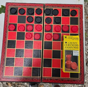 Vintage 1984 Whitman Checkers with Various Checkerboards - Picture 1 of 24