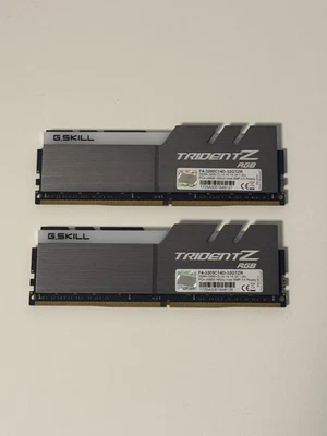 G.Skill Trident Z RGB 32 GB (2x16GB) F4-3200C14D-32GTZR DDR4-3200 RAM (#19297) - Bild 1 von 2