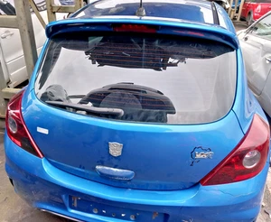 VAUXHALL CORSA D VXR 2008 BOOTLID TOP SPOILER IN ARDEN BLUE MET. Z291 - Picture 1 of 8