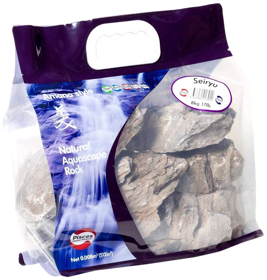 Pisces 17lb Seiryu Rock for Aquascaping Aquariums Terrariums Vivariums