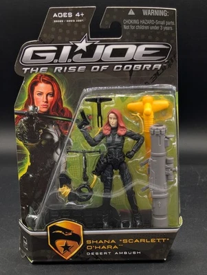 GI Joe Rise of Cobra Shana Scarlett O’Hara Desert Ambush Action Figure NEW 2009 - Image 1 of 2