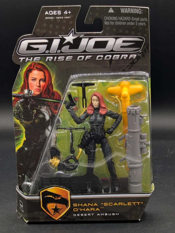 Scarlett - Gi Joe Movie The Rise of Cobra Action Figure by Hasbro Toys Collection 1 Wave 2