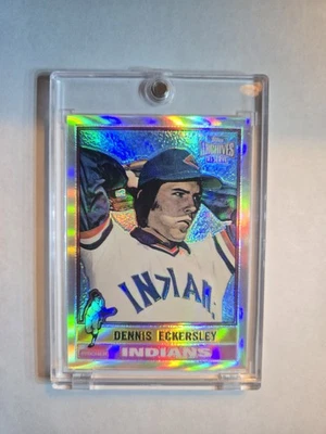 2001 Topps Archives Reserve Dennis Eckersley 1976 RC Reprint Refractor #98 - Image 1 of 2