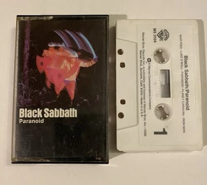 BLACK SABBATH Paranoid Cassette Tape (1971 Warner Bros M5 3104) Ozzy Osbourne - Picture 1 of 2