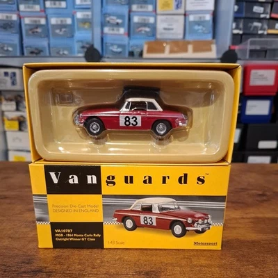 Vanguards Corgi 1:43 MGB 1964 Monte Carlo Rally VA10707 - Image 1 of 4