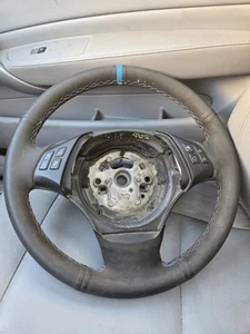 2007-2013 BMW 328I Multifunctional Leather Steering Wheel w/ Control Buttons OEM - Picture 1 of 18