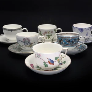 Wedgwood Cup & Saucer Assortment Set of 6 Balk Sale Excellent - Picture 1 of 19