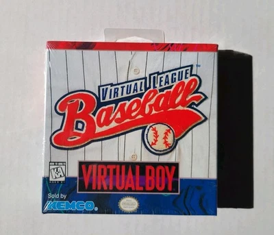 Virtual Boy Virtual League Baseball FACTORY SEALED Original Box Authentic 1995 - Image 1 of 4