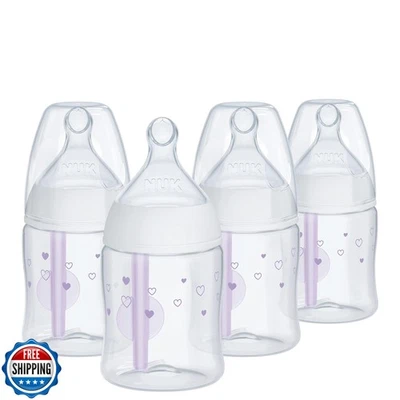 Biberón anticólicos NUK Smooth Flow Pro - Fácil de montar y limpiar y R Foto 1 de 4