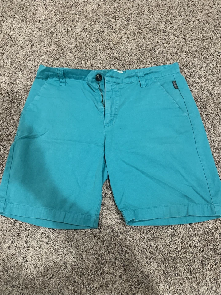 Pantalones Cortos Para Hombre Frente Plano 7 Pulgadas Entrepierna, Hilos 4 Pensamiento Ropa Sostenible Foto 1 de 3