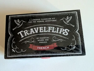 Travelflips Learn a Language Flashcards - learn French, new unopened - Imagen 1 de 2