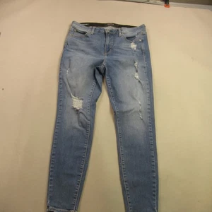 Torrid Jeans Womens 14 Regular Straight Leg Casual Pockets Sky High Skinny Denim - Picture 1 of 12