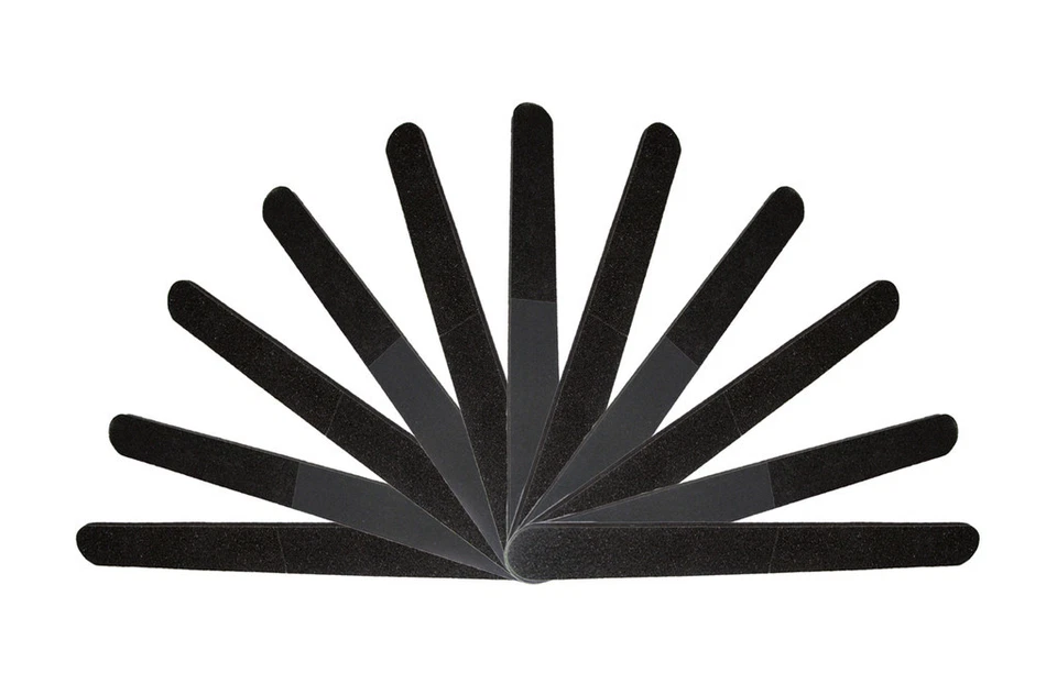 Limas de uñas estándar negras 4 vías 7" brillo tampón suave lavables salón de belleza spa Foto 1 de 1